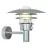 Nordlux Lønstrup 32 Applique Murale Acier et Verre Gris | 320mm - IP44 - Convient pour E27 - Détecteur de Mouvement et de Lumière