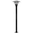 Nordlux Lønstrup 32 Lampe sur pied Métal et Verre Noir | 320mm - IP44 - Convient pour E27