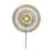 It's about RoMi Applique Murale Brussels Verre Dorée | Convient pour 1x E27 