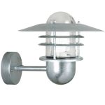 Nordlux Agger Wandlamp Brushed Aluminium | Geschikt voor 1x E27