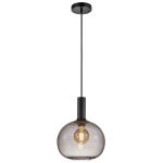 Nordlux Alton 25 Pendelarmatuur Glas Zwart | Geschikt voor 1x E27