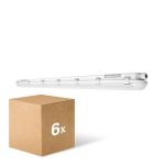 Voordeelpak 6x Ledvance LED Waterdichte Montagebalk Vochtbestendig 46W 6400lm - 840 Koel Wit | 150cm