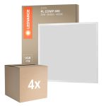 Voordeelpak 4x Ledvance LED Paneel Compact Aluminium Wit 33W 3630lm - 840 Koel Wit | 60x60cm - UGR < 19