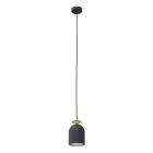 Emibig Hanglamp Target Staal Zwart | Geschikt voor 1x E27 - Max 15W
