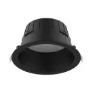 Noxion LED Downlight Hera Diep Inbouw Zwart 15W 1500lm 80D - 827-830-840 CCT | 176mm - Zaagmaat 150mm
